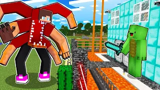 JJ MUTANT vs The Most SECURE Minecraft House - gameplay by Mikey and JJ (Maizen Parody)