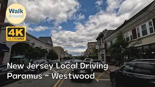 【4K60】 New Jersey Local Driving: Paramus (Paramus Mall) - Westwood