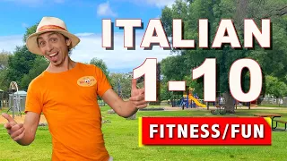 Learn to count in Italian with Mr Oopy | Count 1 To 10 in Italian | Education & Fitness For Kids