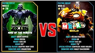 REAL STEEL WRB ZEUS (CHAMPION) VS METRO GOLD (Champion)(250) New Robots UPDATE Живая Сталь