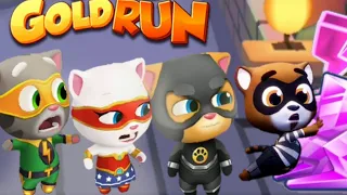 TALKING TOM GOLD RUN FANTASTIC FORCES EVENT SUPER TOM VS SUPER ANGELA VS SUPER GINGER VS RACCOON