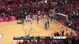 [12.10.11] Indiana UPSETS #1 Kentucky with a 3-point buzzer beater! (HD)