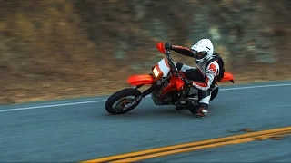 (Extra Footage) INSANE SUPERMOTO CANYON RUN