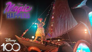 Moana Segment from 'Magic Happens' Parade | Disneyland 2023