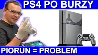 PS4 PO BURZY. PIORUN ZROBIŁ ROBOTĘ...MOJA NAJDŁUŻSZA NAPRAWA NA YOUTUBE.