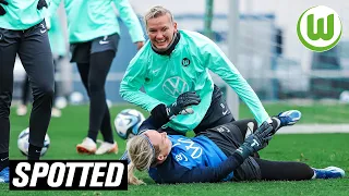 Mit Fokus & Spaß: So trainiert Alex Popp 👀⚽️ | Spotted