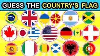 GUESS THE FLAG | 100 FLAGS IN 3 SECONDS | 100 Country Flags Quiz Challenge | QUIZ 2023 #2