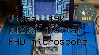 #90 G1200 Full HD 🎥 digital microscope 🔬 unboxing, is it worth the €40,-?