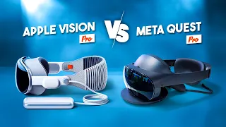 Apple Vision Pro Vs Meta Quest Pro - Augmented Reality Showdown!