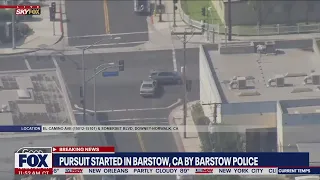 California police chase: Mercedes crashes into residential home | LiveNOW from FOX