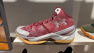 Under Armour Curry 2 Retro “Domaine” (Deep Red/Metallic Silver) - Style Code: 3026052-601