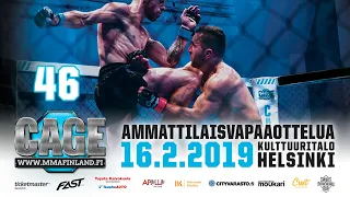 CAGE 46 MMA 16.2.2019 @Helsinki