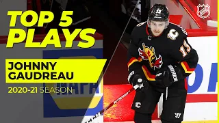 Top 5 Johnny Gaudreau Plays from the 2021 NHL Season