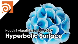 Houdini Algorithmic Live #097 - Hyperbolic Surface