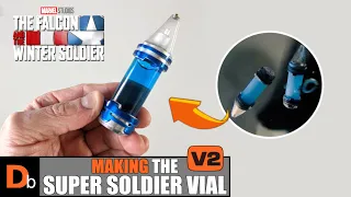 Super Soldier Serum Vial prop replica from THE FALCON AND THE WINTER SOLDIER