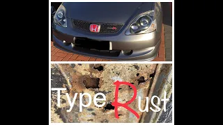 Civic Type R Underside Inspection - It's bad, Very Bad! : (