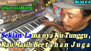 Jangan Salahkan Siapa Remik - NADA WANITA - By Meriam B | Versi Remik Manual || KARAOKE KN7000 FMC