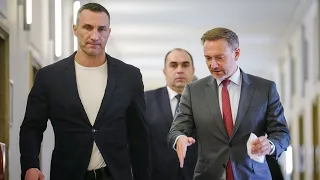 Wladimir Klitschko bitte in Berlin um Unterstützung für die Ukraine