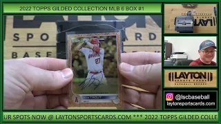 TROUT! JUDGE! LOADED!!! 2022 Topps Gilded Collection Baseball Hobby 6 Box Break #1