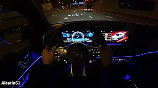 The New Mercedes GLE 53 AMG Coupe 2021 Test Drive at NIGHT