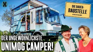 From scrap heap to design-mobile - the Unimog motorhome permanent construction site