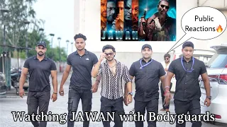 Watching JAWAN with Bodyguards🔥 Fake Celebrity Prank | Systumm🔥🔥Public Reactions🔥