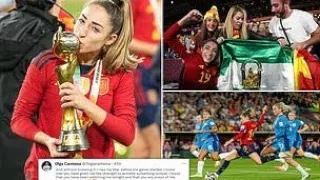 Spain's Olga Carmona was told after winning the World Cup that her father diedCarmona's father