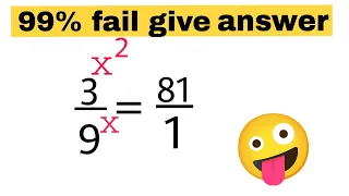 Math exponent equation solving | Math Olympiad problem simpleyfy