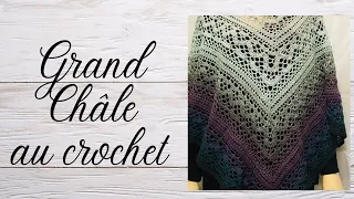 Comment faire un châle au crochet (scheepjes) : tuto en pas à pas