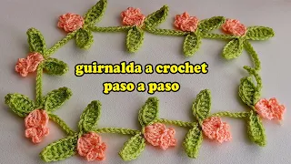 LINDA "GUIRNALDA A CROCHET" PASO A PASO | TODO EN CROCHET