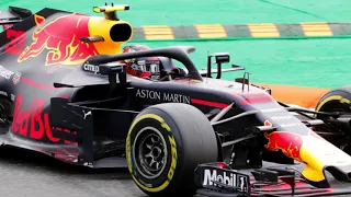 Max Verstappen angry team radio after penalty - F1 2018