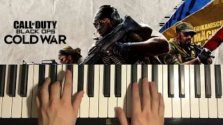 How To Play - Black Ops Cold War - Multiplayer Lobby Music (Piano Tutorial Lesson)