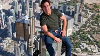 Tom Cruise On Top Of Burj Khalifa In Dubai