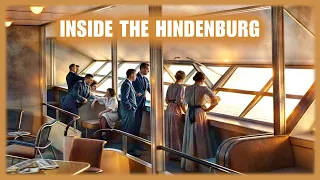 Inside the Hindenburg (1930's) - Amazing Colorized Images Revealed