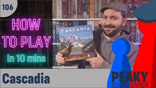 How to play Cascadia board game - Full teach - Peaky Boardgamer