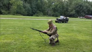 WW2 rifle grenade firing demonstration