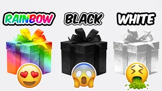Choose Your Gift! 🎁 RAINBOW, BLACK or WHITE 🌈🖤🍰