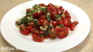 ЗАКУСКА ПОМИДОРЫ по-корейски ЗА пару МИНУТ Вкусный САЛАТ