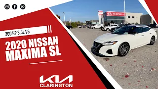 2020 Nissan Maxima SL | 300HP V6 | Clarington Kia Pre-Owned