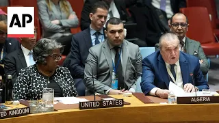 Moment US vetoes UN cease-fire resolution in Gaza