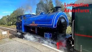 7849 MoorBarrow Full Ride Along. Beautiful Sights. Gwili Railway. 13/9/23