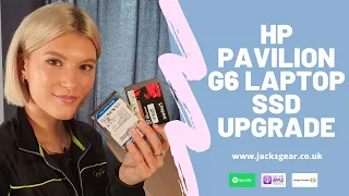 HP Pavilion G6 Laptop SSD Upgrade