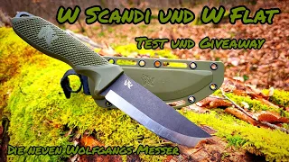 Odenwolf W Scandi und W Flat die neuen Low Budget Outdoor Messer von Wolfgangs im Test mit Giveaway