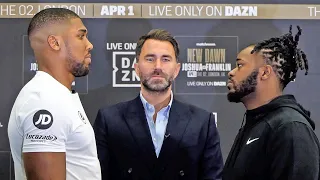 THE COMEBACK! Anthony Joshua vs. Jermaine Franklin FACE OFF in London | Matchroom Boxing