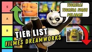 TIER LIST melhores filmes da DREAMWORKS