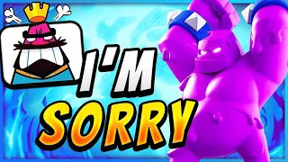 CLASH ROYALE MESSED UP BY BUFFING THIS! NEW ELIXIR GOLEM DECK 😈