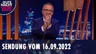 Gute Nacht Österreich mit Peter Klien vom 16.09.2022