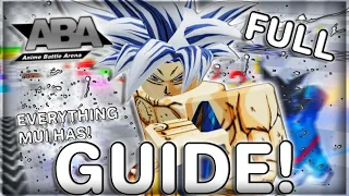 FULL ABA Mui Goku In Depth Guide! (Best Combos + Gimmicks)