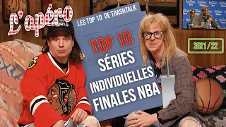 NBA Top 10 All-Time (2021-22) : séries individuelles en Finales NBA