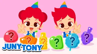 Colorful Rainbow Desserts | Let's Eat the Rainbow! | Cartoons and Kids Songs | JunyTony